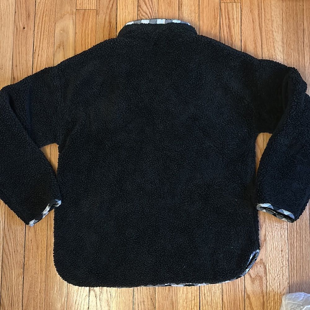 Buffalo plaid lined fleece - Picture 4 of 5